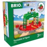 BRIO 63347600 Drehscheibe mit Kontrollbrücke von BRIO