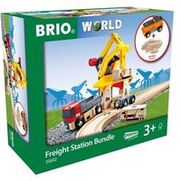 BRIO 63360200 Super Bundle Frachtverladestation mit Batterie-Lok von BRIO