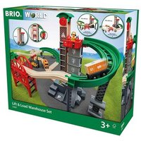 BRIO 63388700 Großes Lagerhaus-Set mit Aufzug von BRIO