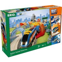 BRIO 63397200 Smart Tech Sound Action Tunnel Reisezug-Set von BRIO