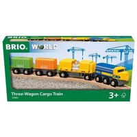 BRIO 63398200 Güterzug mit drei Waggons von BRIO