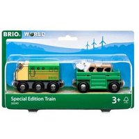 BRIO 63604000 Sondereditionszug 2023 Bauernhof-Zug mit Kuh von BRIO