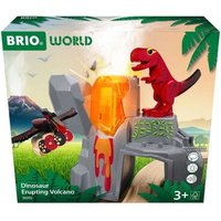 BRIO 63609200 Dinosaurier-Vulkan mit Ausbruchsfunktion von BRIO