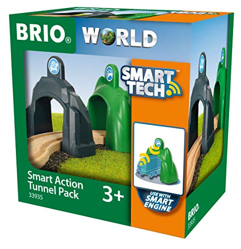 BRIO Bahn 33935 - Smart Tech Action Tunnels Geschwindigkeit von BRIO