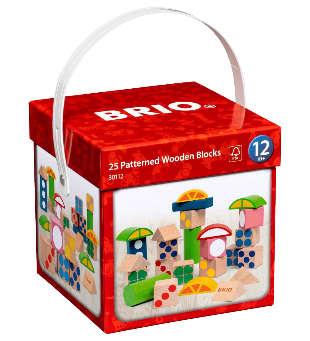 BRIO Bauklötze m. Muster - 25 Teile - Mehrfarbig 30112 - BRIO - One Size - Klötze BRIO Bauklötze m. Muster - 25 Teile - Mehrfarbig 30112 - BRIO - One Size - Klötze von BRIO