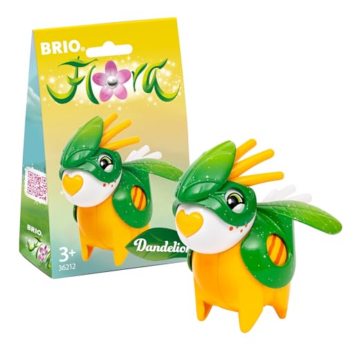 BRIO Flora - 36212 Dandelion im Blatt-Outfit | Spielzeug für endlosen fantasievollen Spielspaß für Mädchen und Jungen ab 3 Jahren - wunderschönes Geschenk BRIO Flora - 36212 Dandelion im Blatt-Outfit | Spielzeug für endlosen fantasievollen Spielspaß für Mädchen und Jungen ab 3 Jahren - wunderschönes Geschenk von BRIO