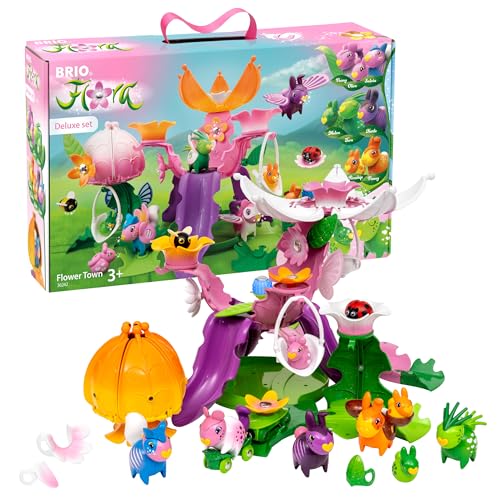 BRIO Flora - 36242 Blumenstadt Deluxe Set | riesiges Spielset für endlosen fantasievollen Spielspaß für Mädchen und Jungen ab 3 Jahren - wunderschönes Geschenk mit sehr viel Zubehör BRIO Flora - 36242 Blumenstadt Deluxe Set | riesiges Spielset für endlosen fantasievollen Spielspaß für Mädchen und Jungen ab 3 Jahren - wunderschönes Geschenk mit sehr viel Zubehör von BRIO