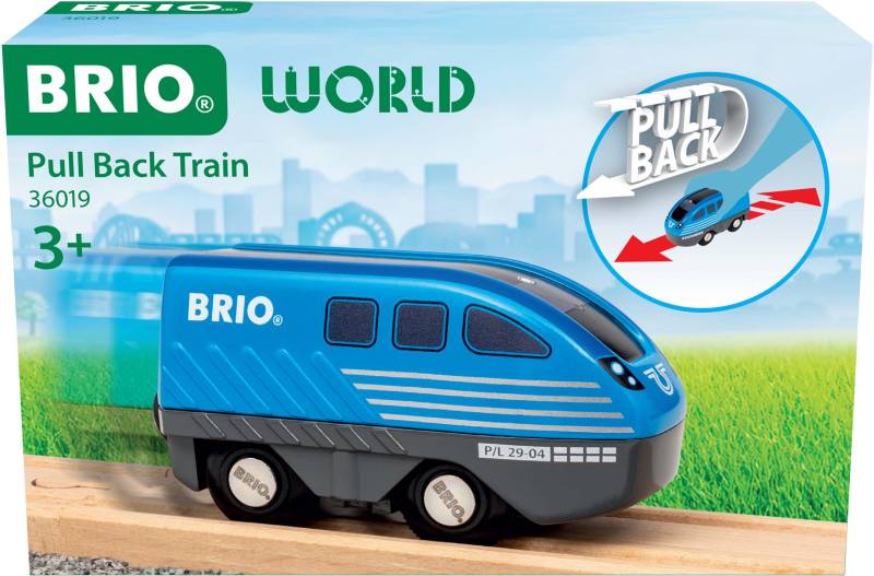 BRIO World 36019 Lok mit Rückziehmotor von BRIO