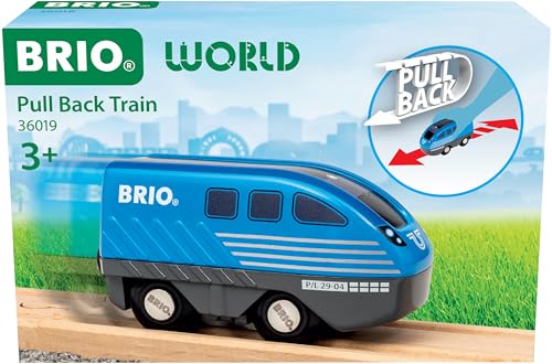 BRIO World – 36019 Lok mit Rückziehmotor | Spielzeugzug für Kinder ab 3 Jahren von BRIO