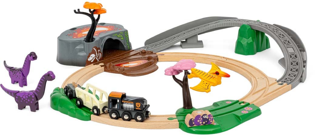 BRIO World 36094 Abenteuerset mit Dinosauriern von BRIO