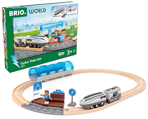 BRIO World - Turbo-Zug Set - Zugset für Kinder ab 3 Jahren von BRIO