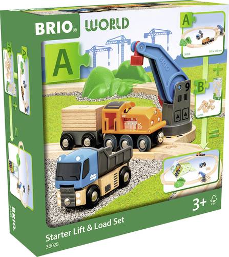 Brio 63602800 Starterset Güterzug mit Kran von BRIO