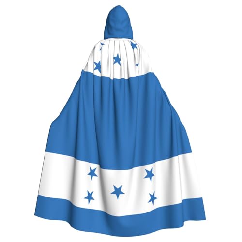 BROLEO Flagge von Honduras, Halloween-Umhang mit Kapuze für Erwachsene, für Kostümpartys und Themenveranstaltungen von BROLEO