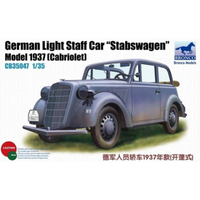 BRONCO MODELS CB35047 1:35 German Light Staff Car Stabswagen Mod. 1937 (Cabriolet) von BRONCO MODELS