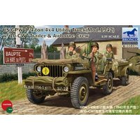 BRONCO MODELS CB35106 1:35 GPW 1/4 ton 4x4 Utility Track Mod.1942 w/10-CWT & Airborne Crew BRONCO MODELS CB35106 1:35 GPW 1/4 ton 4x4 Utility Track Mod.1942 w/10-CWT & Airborne Crew von BRONCO MODELS