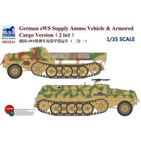 BRONCO MODELS CB35214 1:35 German sWS Supply Ammo Vehicle & Armored Cargo Version (2in1) von BRONCO MODELS