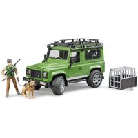 BRUDER 02587 Land Rover Defender Station Wagon mit Förster und Hund von BRUDER DIE PROFI SERIE