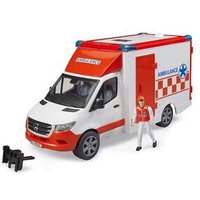 BRUDER 02676 MB Sprinter Ambulanz mit Fahrer von BRUDER DIE PROFI SERIE