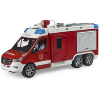 BRUDER 02680 MB Sprinter Feuerwehrrüstwagen mit Light & Sound Modul von BRUDER DIE PROFI SERIE