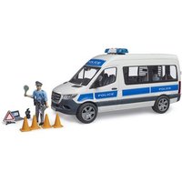 BRUDER 02683 MB Sprinter Polizei Einsatzfahrzeug mit Light & Sound Modul von BRUDER DIE PROFI SERIE