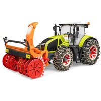 BRUDER 03017 Claas Axion 950 mit Schneeketten und Schneefräse von BRUDER DIE PROFI SERIE