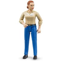 BRUDER 60408 Frau mit hellem Hauttyp und blauer Hose von BRUDER DIE PROFI SERIE