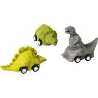 BRUNNEN 1027392 Radiergummi Dino 3 Designs, sortiert von BRUNNEN