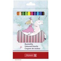 BRUNNEN 1029856842 Jumbo Buntstifte Princess 12er Packung von BRUNNEN