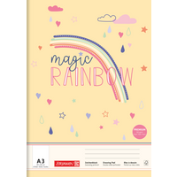 BRUNNEN 1047932222 Zeichenblock Magic Rainbow, A3, 20 Blatt, gelb/mehrfarbig BRUNNEN 1047932222 Zeichenblock Magic Rainbow, A3, 20 Blatt, gelb/mehrfarbig von BRUNNEN