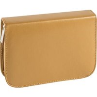 BRUNNEN 104905704 Schüler-Etui Leder natur 1 Klappe von BRUNNEN