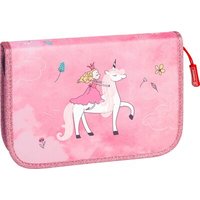 BRUNNEN 1049120842 Schüler-Etui Federmäppchen Unicorn Princess 19,5 x 13,5 x 3,5 cm von BRUNNEN