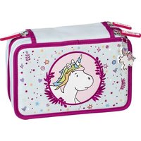 BRUNNEN 1049121542 Schüler-Etui Fantasy Regenbogen 3 Reißverschlüsse von BRUNNEN