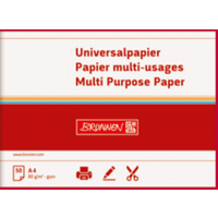 BRUNNEN 105125024 Universalpapier A4 80g mittelrot 50 Blatt von BRUNNEN