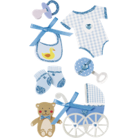 BRUNNEN 203780627 Sticker Mix Baby Boy 1 von BRUNNEN