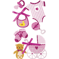 BRUNNEN 203780628 Sticker Mix Baby Girl 1 von BRUNNEN