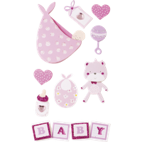 BRUNNEN 203780630 Sticker Mix Baby Girl 2 von BRUNNEN