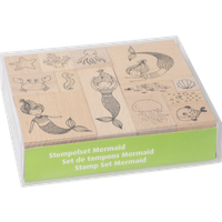 BRUNNEN 204888678 Stempel-Set „Mermaid“, 13 Stück von BRUNNEN