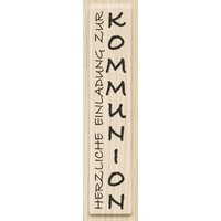 BRUNNEN 211800150 Stempel Herzliche Einladung zur Kommunion von BRUNNEN