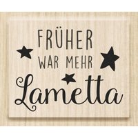 BRUNNEN 211800404 Stempel Früher war mehr Lametta von BRUNNEN