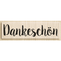 BRUNNEN 211800621 Stempel „Dankeschön“, 60 x 14 mm von BRUNNEN