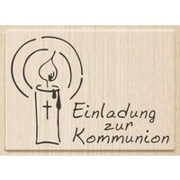 BRUNNEN 211801103 Stempel Einladung zur Kommunion von BRUNNEN