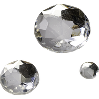 BRUNNEN 212282100 Glamoursteine-Mix, rund, kristall, 100 Stück BRUNNEN 212282100 Glamoursteine-Mix, rund, kristall, 100 Stück von BRUNNEN