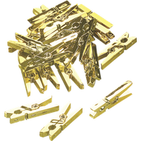 BRUNNEN 213062074 Miniklammern 25mm x 8mm gold, 20 Stück BRUNNEN 213062074 Miniklammern 25mm x 8mm gold, 20 Stück von BRUNNEN