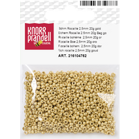 BRUNNEN 216104762 Böhmische Rocailles, Ø 2,5 mm, bleichgoldfarben, 20 g BRUNNEN 216104762 Böhmische Rocailles, Ø 2,5 mm, bleichgoldfarben, 20 g von BRUNNEN