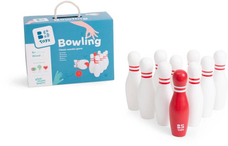 BS Toys Bowling, Rot/Weiß von BS Toys