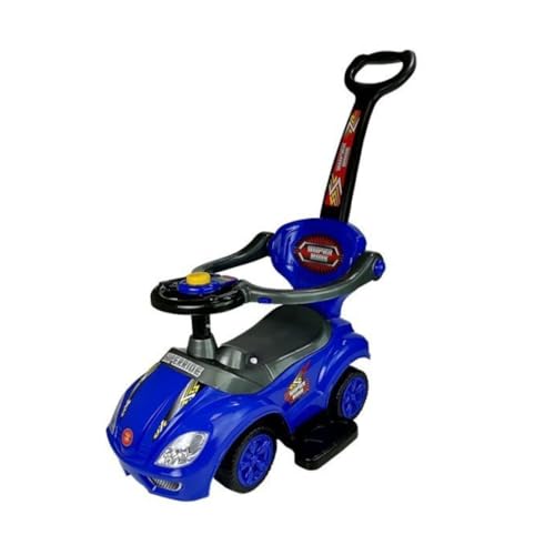 BSD Baby Spielzeugauto 381 Mega Car Deluxe Blue/BLAU Lauflernhilfe Lauflernwagen Kinderfahrzeuge von BSD