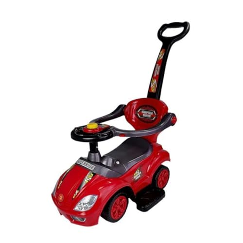 BSD Baby Spielzeugauto 381 Mega Car Deluxe Red Rot Lauflernhilfe Lauflernwagen Kinderfahrzeuge von BSD