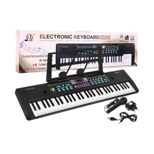 BSD Digitalpiano E-Piano Mit Mikrofon Keyboard MQ-605UFB von BSD