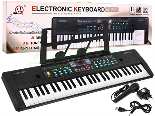 BSD Digitalpiano E-Piano Mit Mikrofon Keyboard MQ-605UFB von BSD