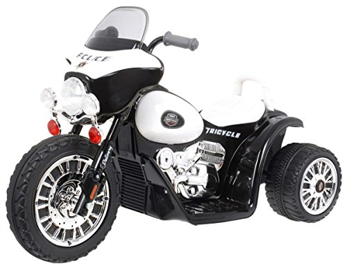 BSD Elektromotorrad für Kinder Elektrisch Ride On Kinderfahrzeug Elektroauto Motorrad - Chopper - Schwarz von BSD